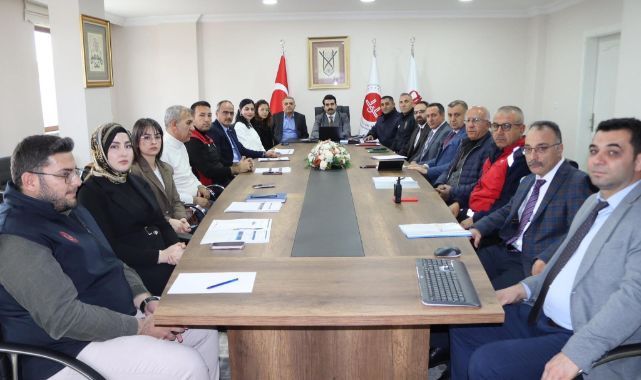 Tomarza'da İlçe Afet Koordinasyon Kurulu Toplantısı yapıldı