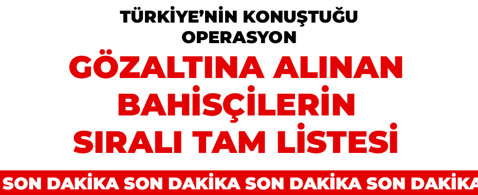 Türk Futbolunda Dev Bahis ve Şike Skandalı: 17 İlde Büyük Operasyon, 46 İsim Hakkında Gözaltı Kararı!