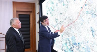 Başkan Büyükkılıç, Altyapı Yatırımları Genel Müdürü Eyigün’ü ağırladı