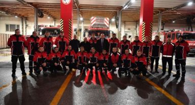 Başkan Büyükkılıç yeni yıla ekiplerle girdi