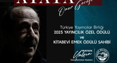 Başkan Yalçın'dan Esat Ayata için onur gecesi