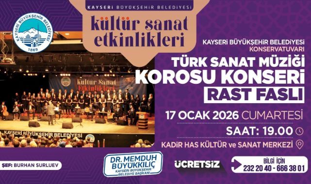 Büyükşehirden sanatseverlere rast faslı ziyafeti