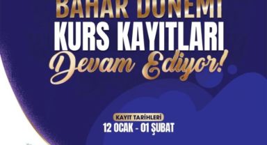 KAYMEK Sanat ve Mesleki Eğitim Bahar Dönemi Kurs kayıtları sürüyor