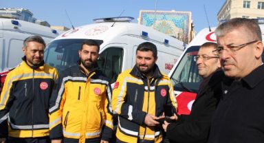 Kayseri'de 12 ambulans daha hizmete başladı
