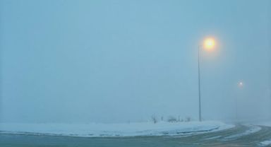 Kayseri'de görüş mesafesine sis engeli