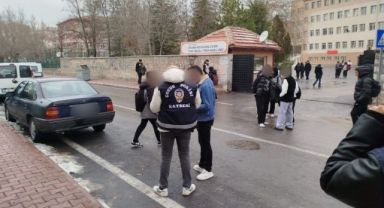 Kayseri’de okul çevresinde 642 şahıs sorgulandı