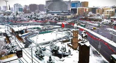 Kayseri'nin en soğuk yeri Pınarbaşı oldu