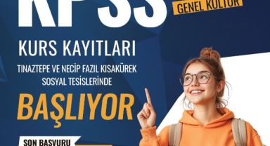 KPSS'ye hazırlık kursu başlıyor