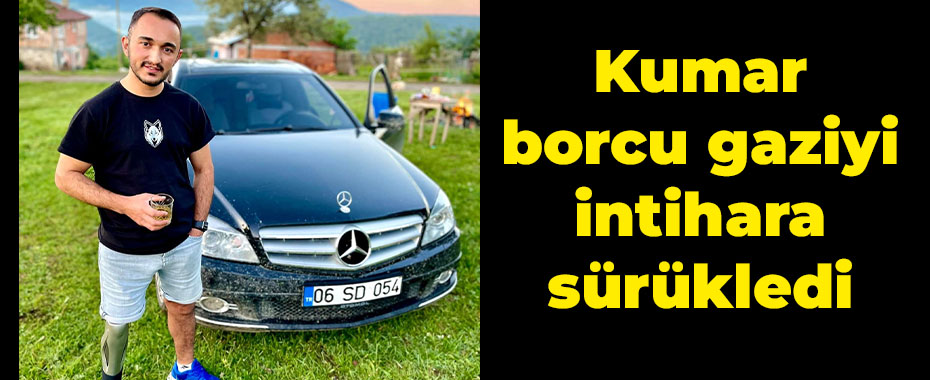 Kumar borcu gaziyi intihara sürükledi