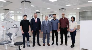 Rektör Altun, Yeni Diş Hastanesi Binası’nı inceledi