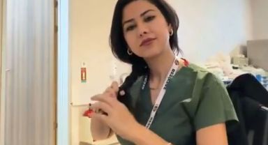 Sosyal medyadaki provokatif akıma katılan hemşire gözaltına alındı