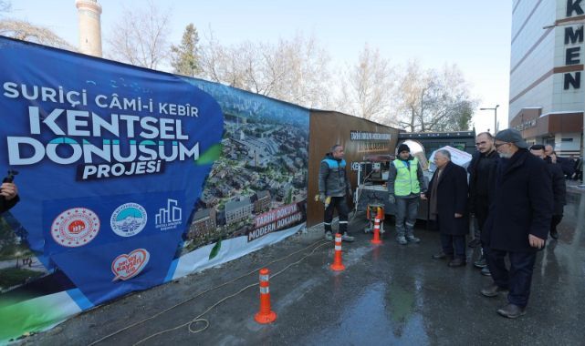 Suriçi Camikebir Kentsel Dönüşüm Projesi’ndeki çalışmalar yerinde incelendi