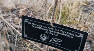 Talas Belediyesi’nden geleceğe nefes: Her bebek için bir fidan