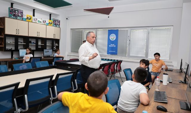 Talas'ta tatili fırsata çeviren teknoloji eğitimleri başlıyor