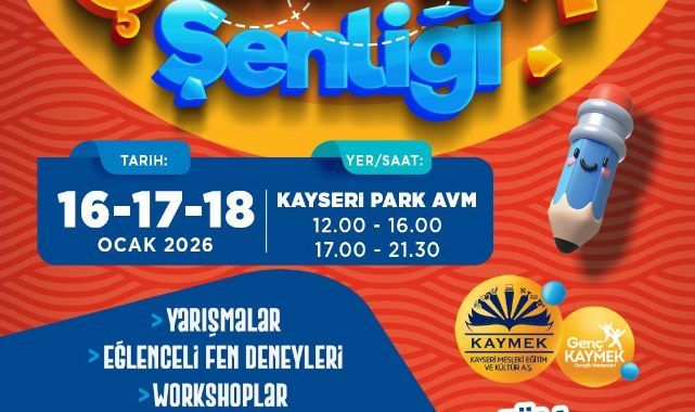 Yarıyıl tatilinde Genç KAYMEK Çocuk Şenliği yapılacak