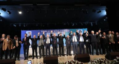 5 belediyede coşkulu toplu iş sözleşmesi töreni