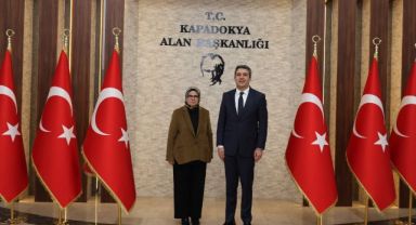 AK Parti Kayseri Milletvekili Böhürler’den Kapadokya Alan Başkanı Aslanbay’a ziyaret