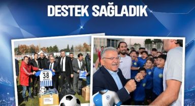 Başkan Büyükkılıç'tan amatör spora 5.6 milyon TL'lik dev destek