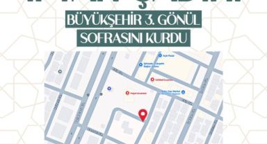 Büyükşehir, 3'üncü gönül sofrasını Eskişehir Bağlarına kurdu