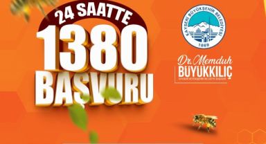Büyükşehir'in Arılar Çoğalsın Bereket Katlansın Projesi'ne yoğun ilgi: 24 saatte bin 380 başvuru