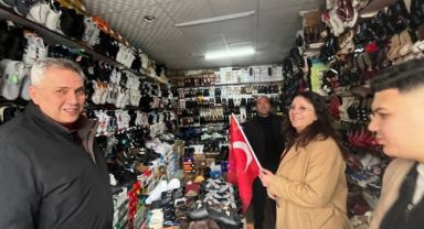 CHP İl Başkanı Özer’den Yahyalı’da esnaf ziyareti