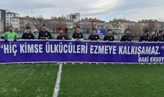 CHP Kayseri’den Amatör Küme Açıklaması: 