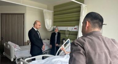 CHP'li Genç'ten operasyonda yaralanan polis memuruna ziyaret