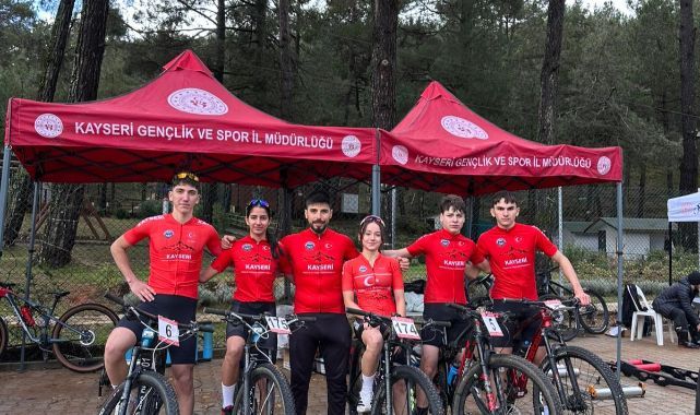 Dağ Bisikleti Türkiye Şampiyonası’nda Kayserili sporculardan önemli başarı