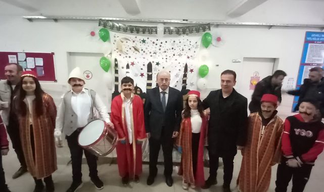 Develi’de Ramazan Coşkusu Okullarda Başladı: İMKB YBO’da Davullu Manili Karşılama