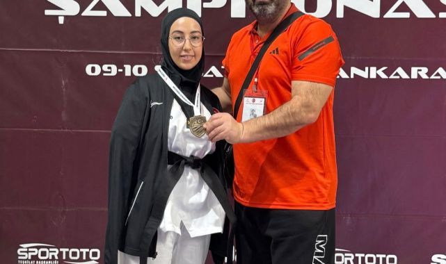 İş kazasında 2 kolunu kaybeden Sevim, tekvandoda Türkiye şampiyonu oldu