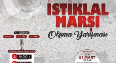 İstiklal Marşı Okuma Yarışması'nda başvurular başlıyor