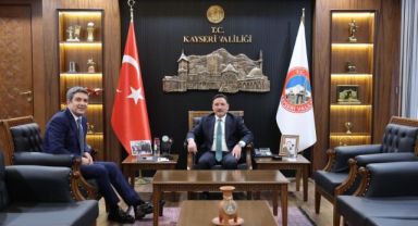 Kapadokya Alan Başkanı Aslanbay, Kayseri Valisi Çiçek’i ziyaret etti