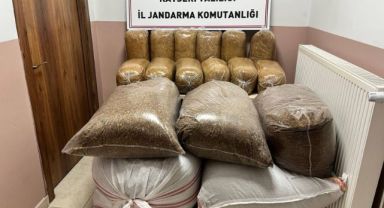 Kayseri’de 600 kilogram kaçak tütün ele geçirildi