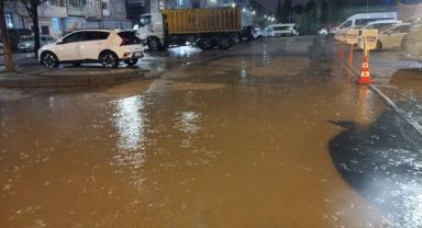 Kayseri’de sağanak yağış etkili oldu