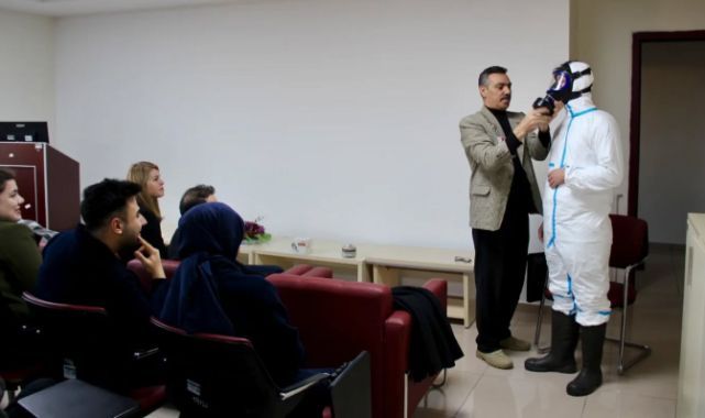 Kayseri Devlet Hastanesi personeline Hemovijilans ve KBRN eğitimi