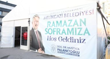 Melikgazi Belediyesi Ramazan ayının bereketini iftar çadırlarında paylaşıyor