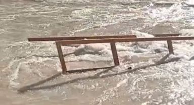 Özvatan Kano Merkezi yüksek debi nedeniyle zarar gördü