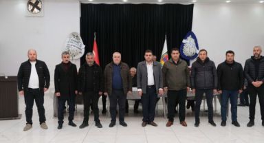 Pınarbaşı Şoförler Odası’nda Cevdet Uslu güven tazeledi