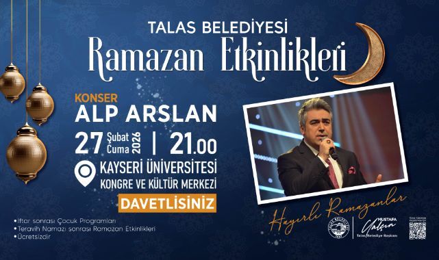 Talas'ın Ramazan etkinliklerinde bu hafta sonu