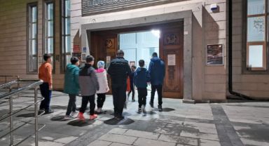 Talas’ta camiler çocukların neşesiyle şenleniyor