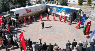 Talas'ta müze otobüsler yola çıktı