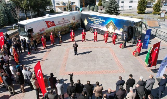 Talas'ta müze otobüsler yola çıktı