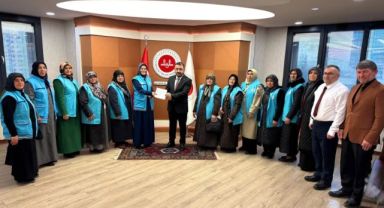 TDV Kayseri Kadın Kolları’ndan Gazze’ye mantılı destek