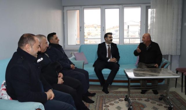 Tomarza Kaymakamı Eser’den Kıbrıs Gazisi Tektaş’a anlamlı ziyaret