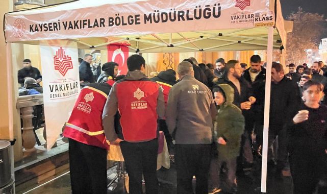 Vakıflar Bölge Müdürlüğü’nün iftar noktaları belli oldu