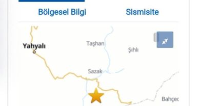 Yahyalı’da bir günde 3 deprem