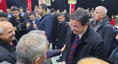 Arıkan, memleketinde bayramlaşma törenine katıldı