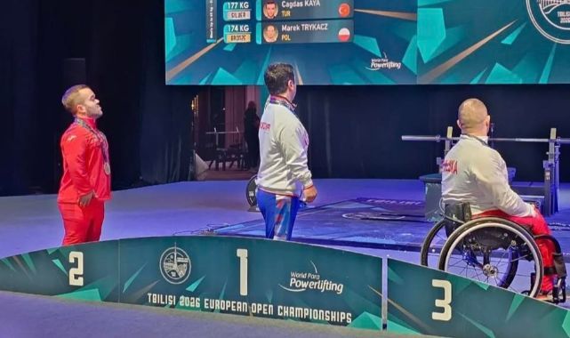 Çağdaş Kaya halterde Avrupa ikincisi oldu