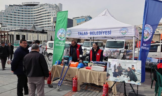 Depreme karşı bilinç Talas'tan meydana taşındı