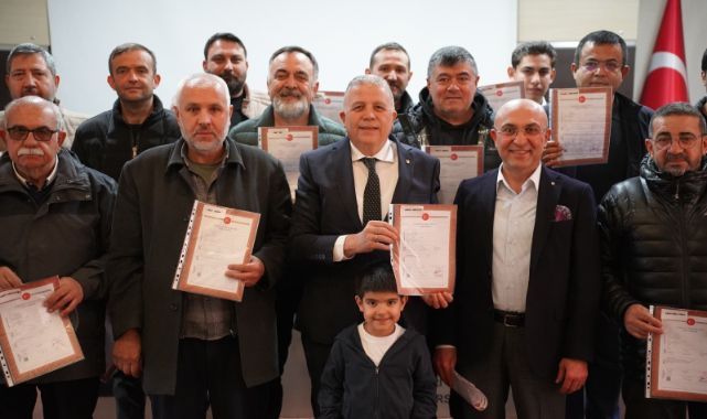 Dev projede tapular teslim edildi